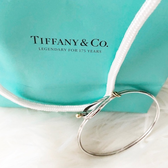 Tiffany And Co Silver And 8k Gold Hook 